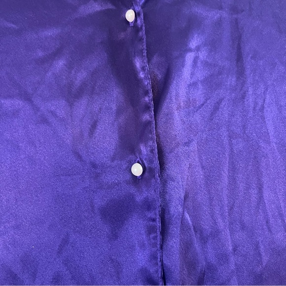 Vintage Victoria Secret purple gold label nightgown M/L - Picture 2 of 12